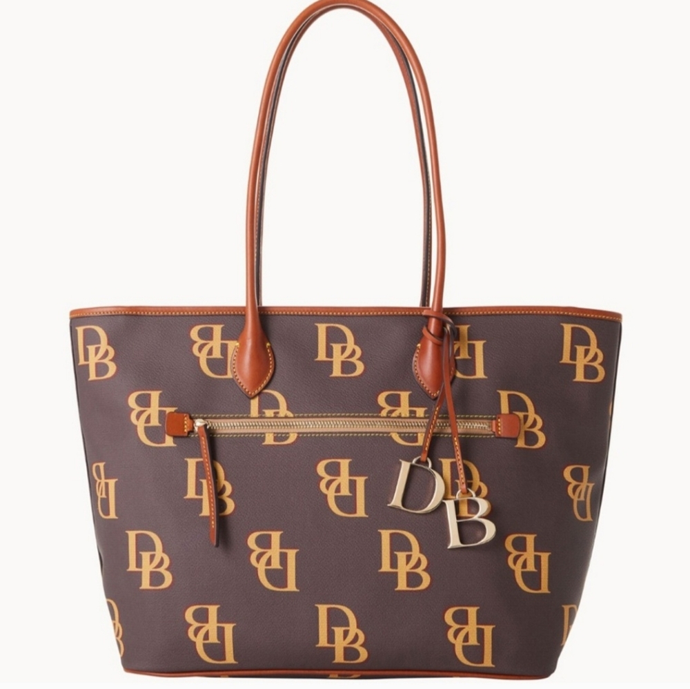 Dooney and bourke monogrammed tote